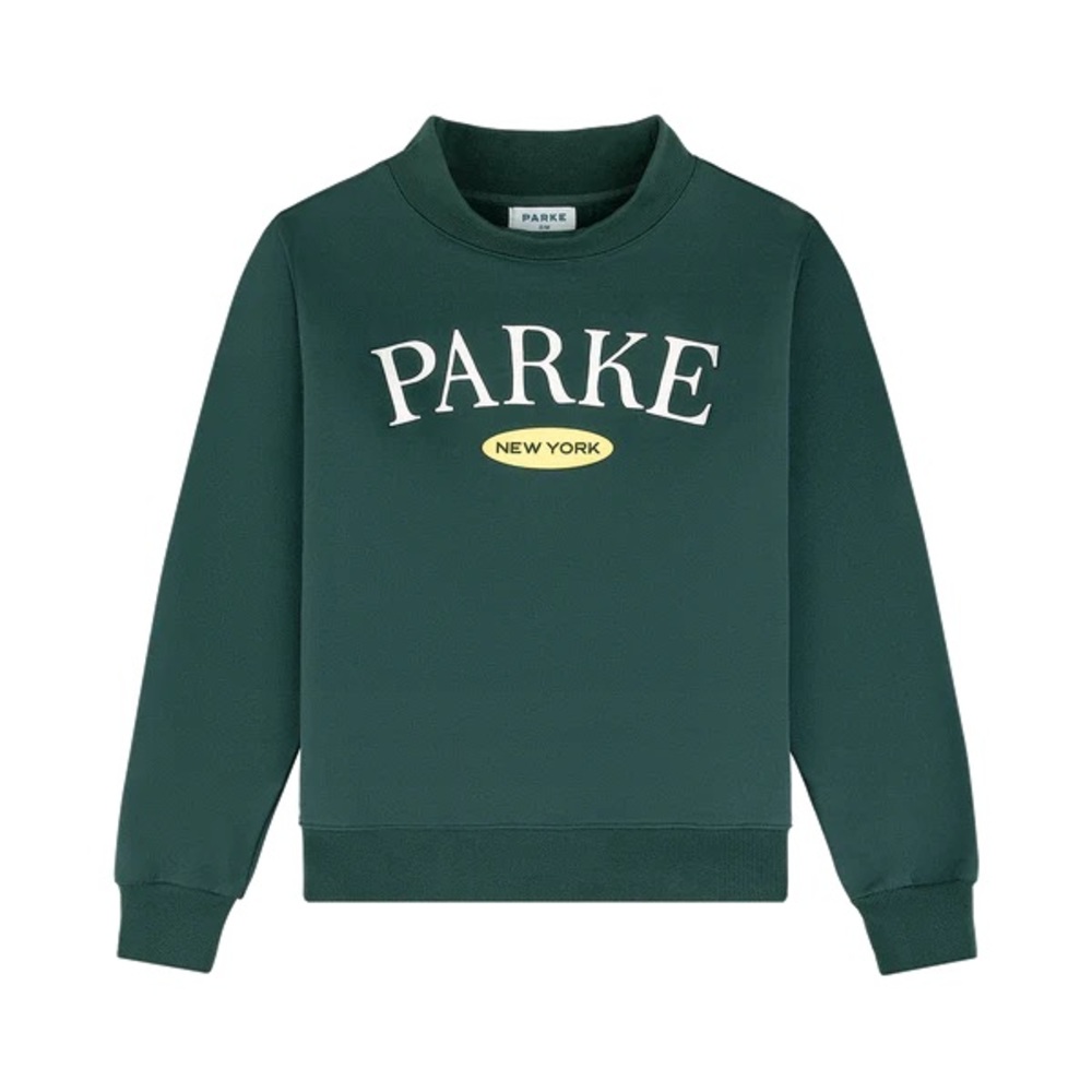 Parke New York Women's Dark Green Pullover Sweatshirt